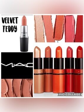 Brand new! MAC Cosmetics Lipstick Set 6 mini lipsticks in pinks, nudes, red.